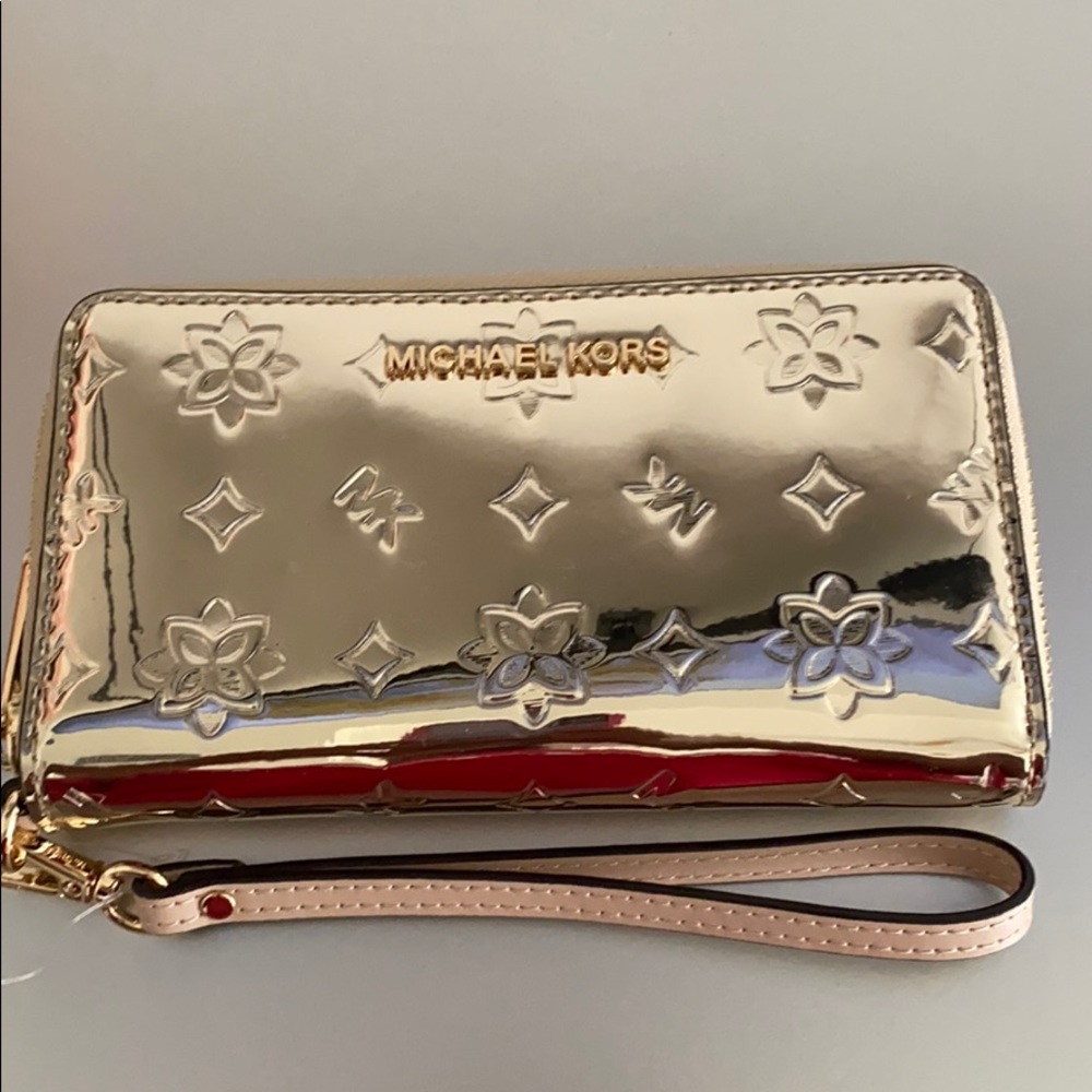 Metallic Gold Michael Kors Wallet